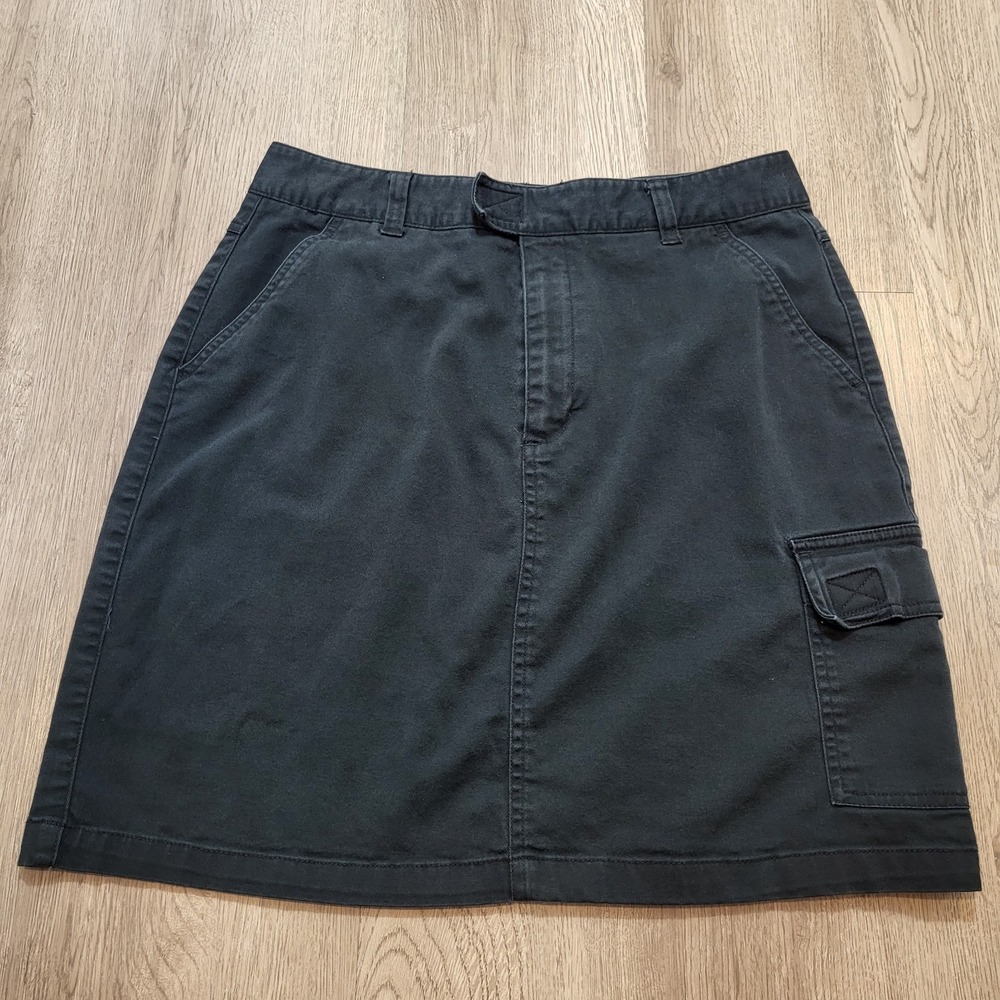 Vintage Faded Glory Women's‎ Denim Black Skirt Size 32 Waist